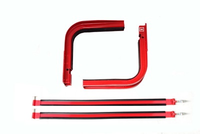 FUEL TANK BRACKET & STRAP SET 90L RED TANK