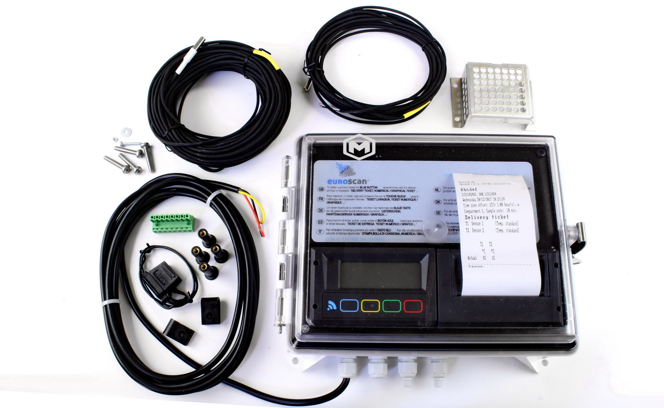 TEMPERATURE RECORDER EUROSCAN TX3 410.001.0206  TRAILER